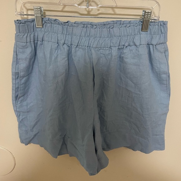 ✨Women’s Love Tree Linen Shorts Size L - Picture 1 of 6